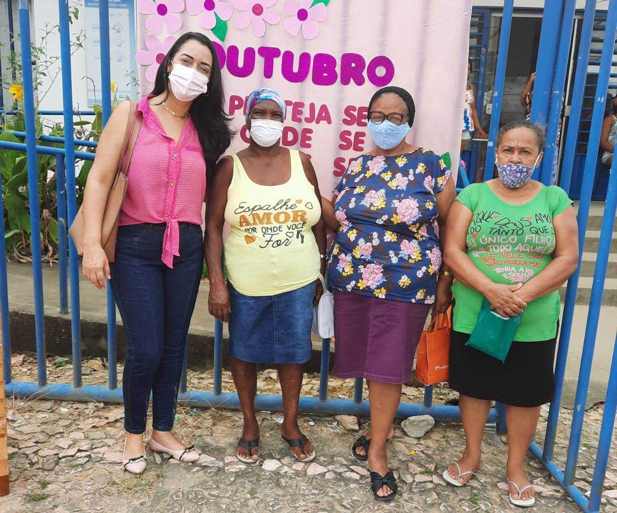 Camacã: PSF Euvaldo Maia realiza Ação pela campanha Outubro Rosa